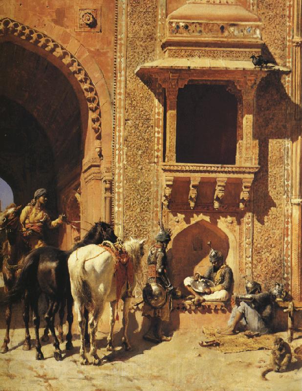 Edwin Lord Weeks Gate of the Fortress at Agra, India Spain oil painting art